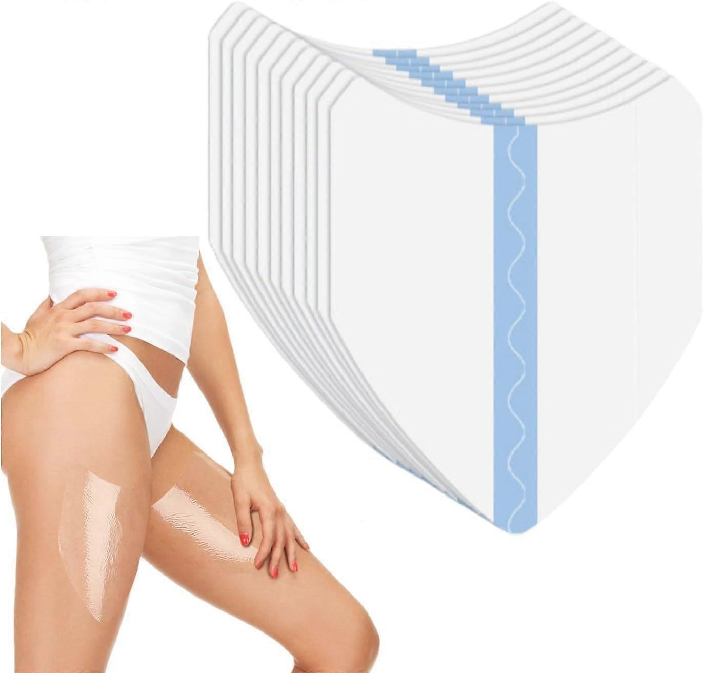 Transparent Thigh Patches Against Chafing Invisible Anti-Chafing Pads Reusable Skin Safe Leg Strips Waterproof Pack 30