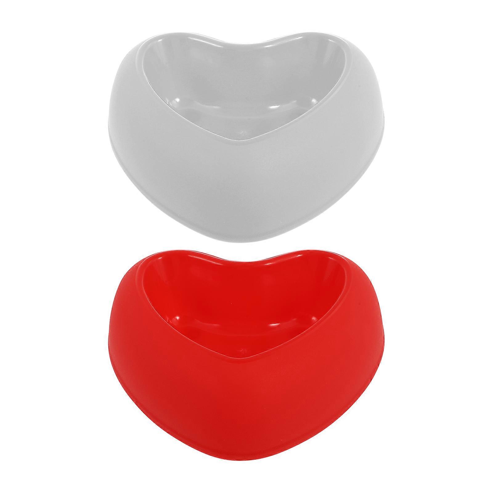 2Pcs Practical Pet Slow Feeding Food Bowls for Dog Eating