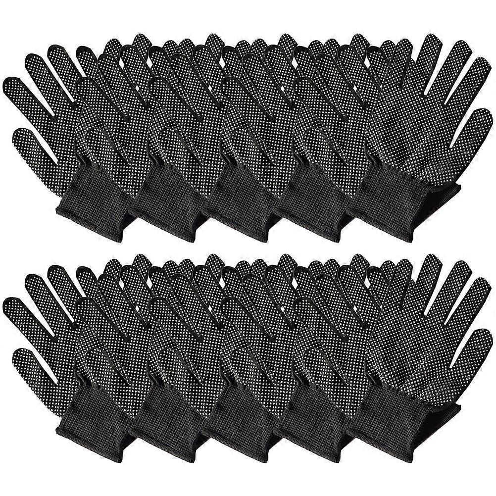 10 Pairs Slip Resistant Gardening Gloves, Durable Material for Outdoor Hand Protection – Knit Gloves for Gardening Work