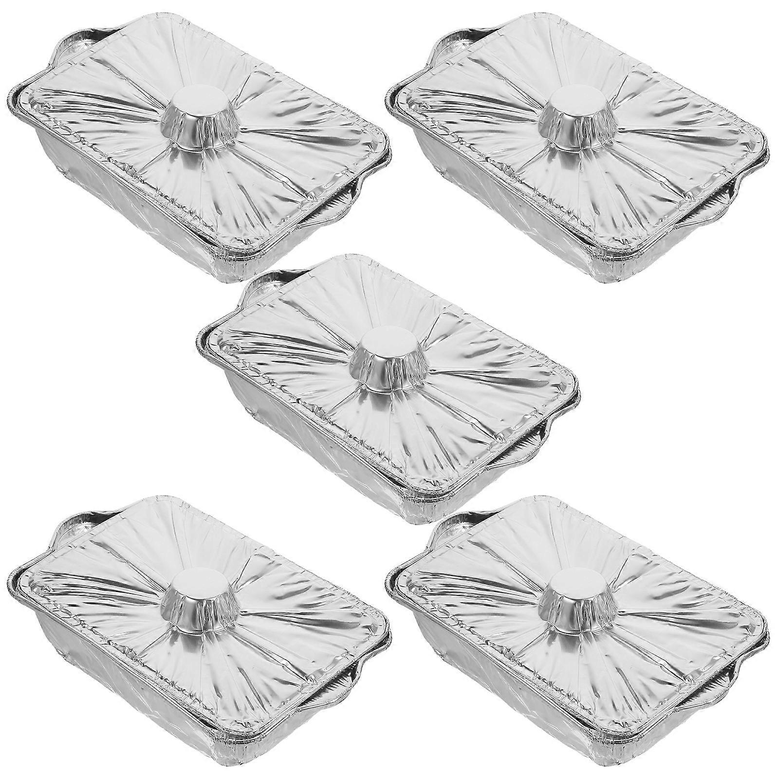 Aluminum Containers For Important Activities High Temperature Resistance 5Set