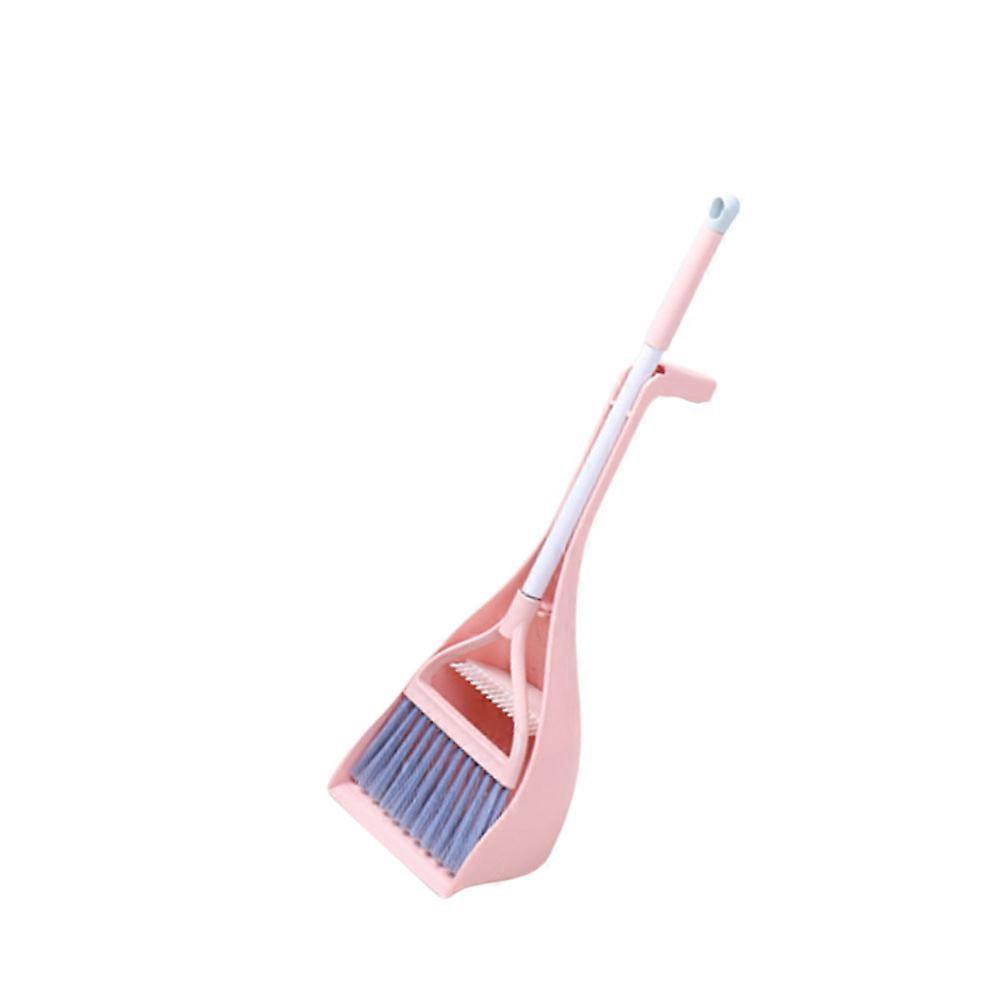 Toy Broom Childrens Cleaning Kit Mini Dust Pan And Brush Playtime Red PP 1Set