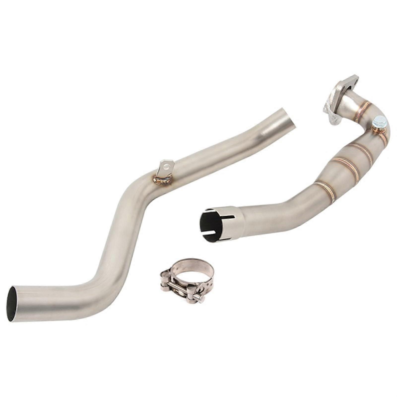 Motorcycle exhaust pipe for XADV 750 full system front pipe connect silencer (Color: A)