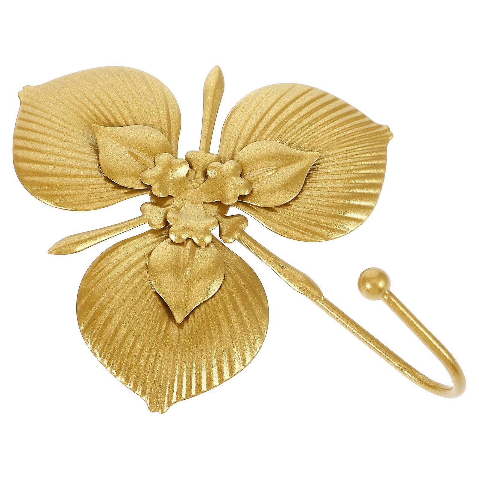 Golden Leaf Hook Decorative Wall Hook for Home Use