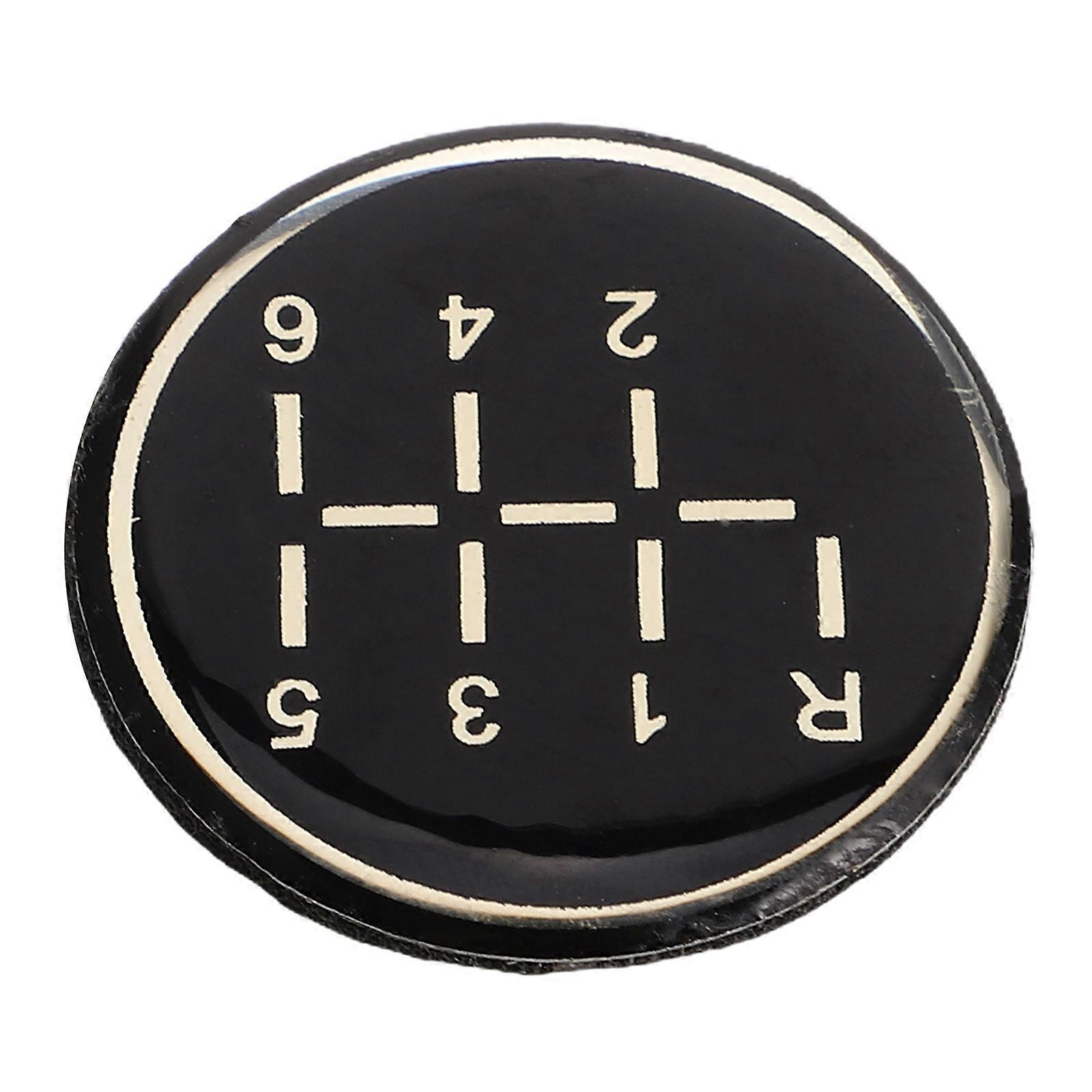 High Contrast Manual Transmission Gear Shift Sticker – Durable, Wear Resistant Decal for Trucks, Enhanced Driving Safety and Visibility Adhesion