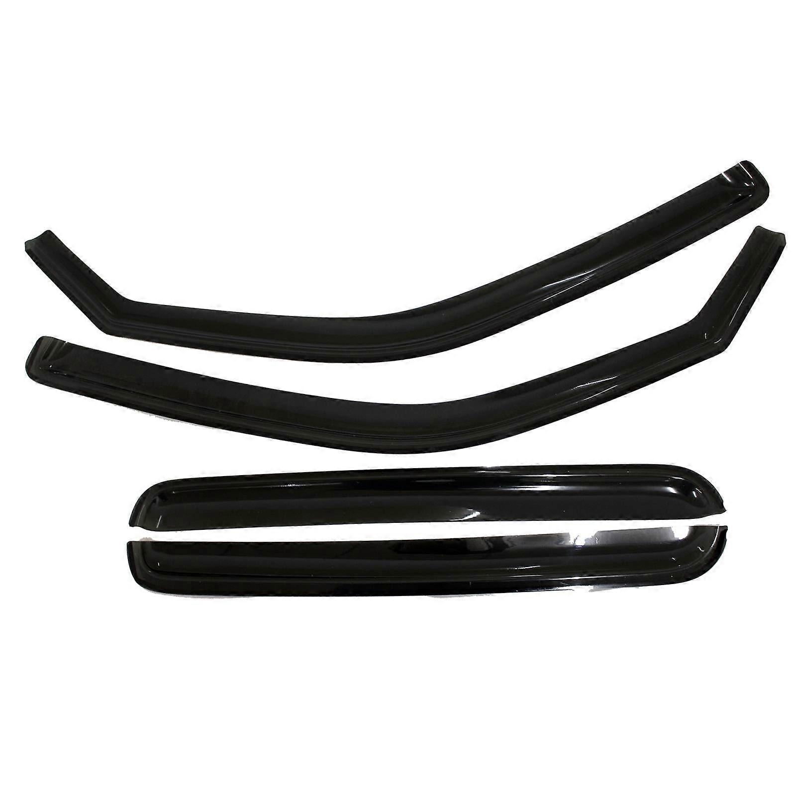 4 יחידות מגן מגן חלון אוורור גשם שמש עבור 2006-2014 הונדה רידג'ליין מס' 0771