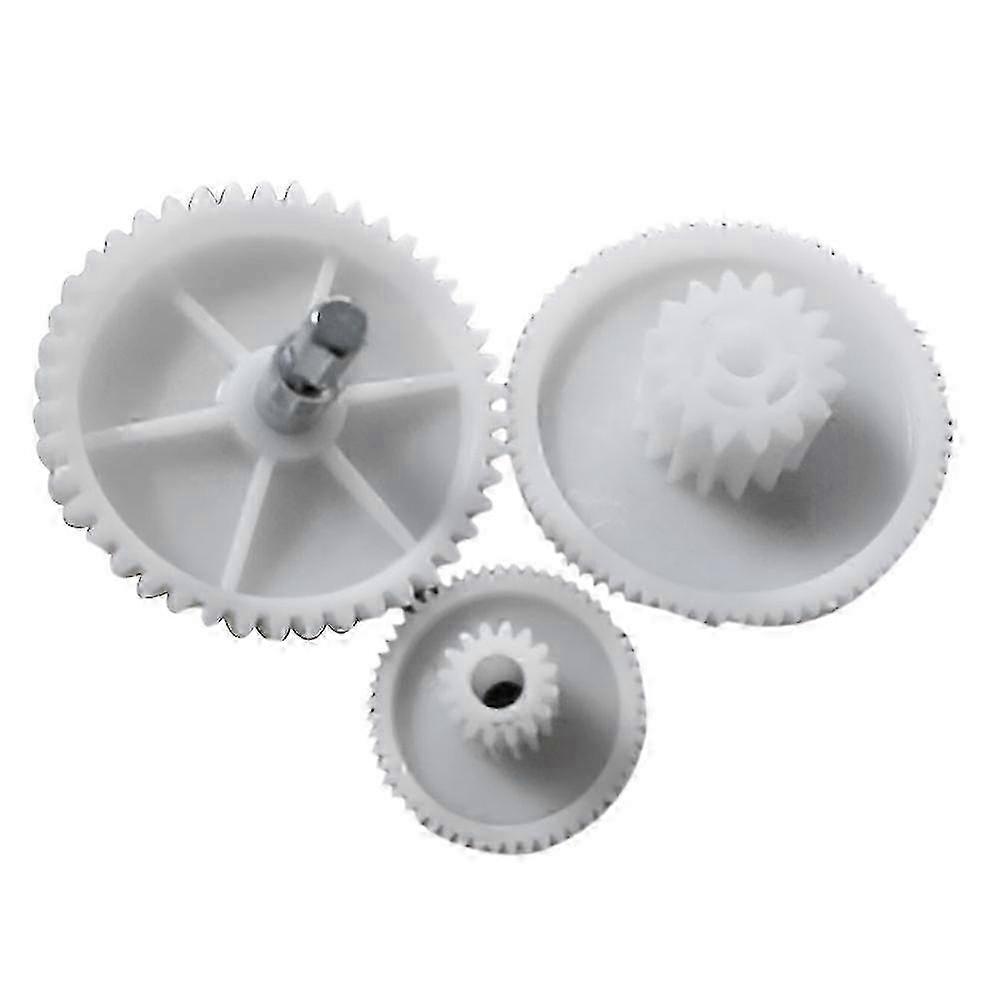 3pcs Household Meat Grinder Plastic Gears Replacement S/M/L Gear for Household Meat Grinder Repair Parts--white