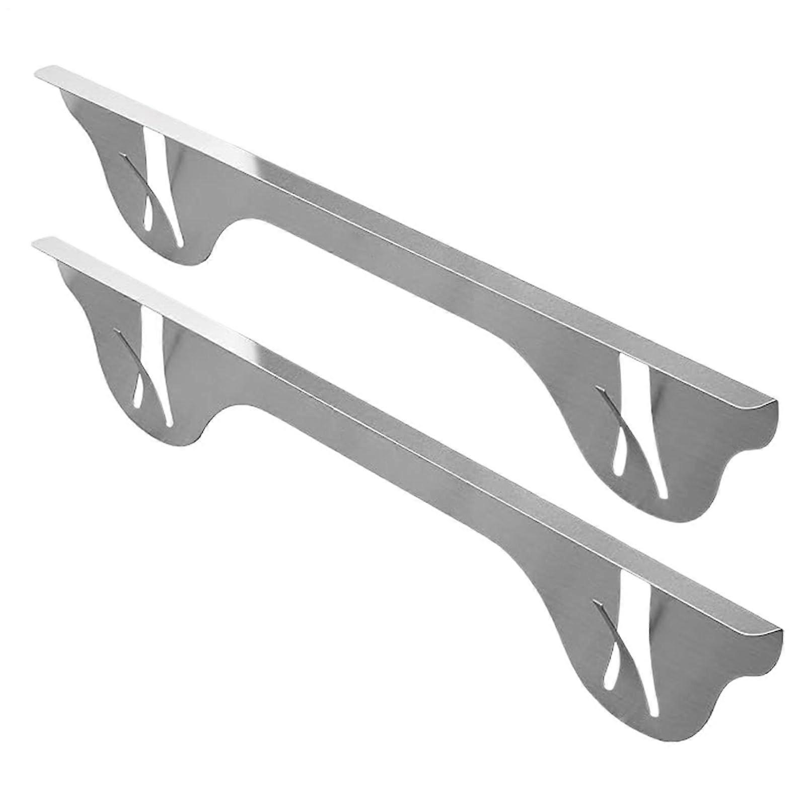 Herd Arbeitsplatte Abdeckung Side and Back Protection, NonSlip HeatResistant Edge Trim K08 Silver