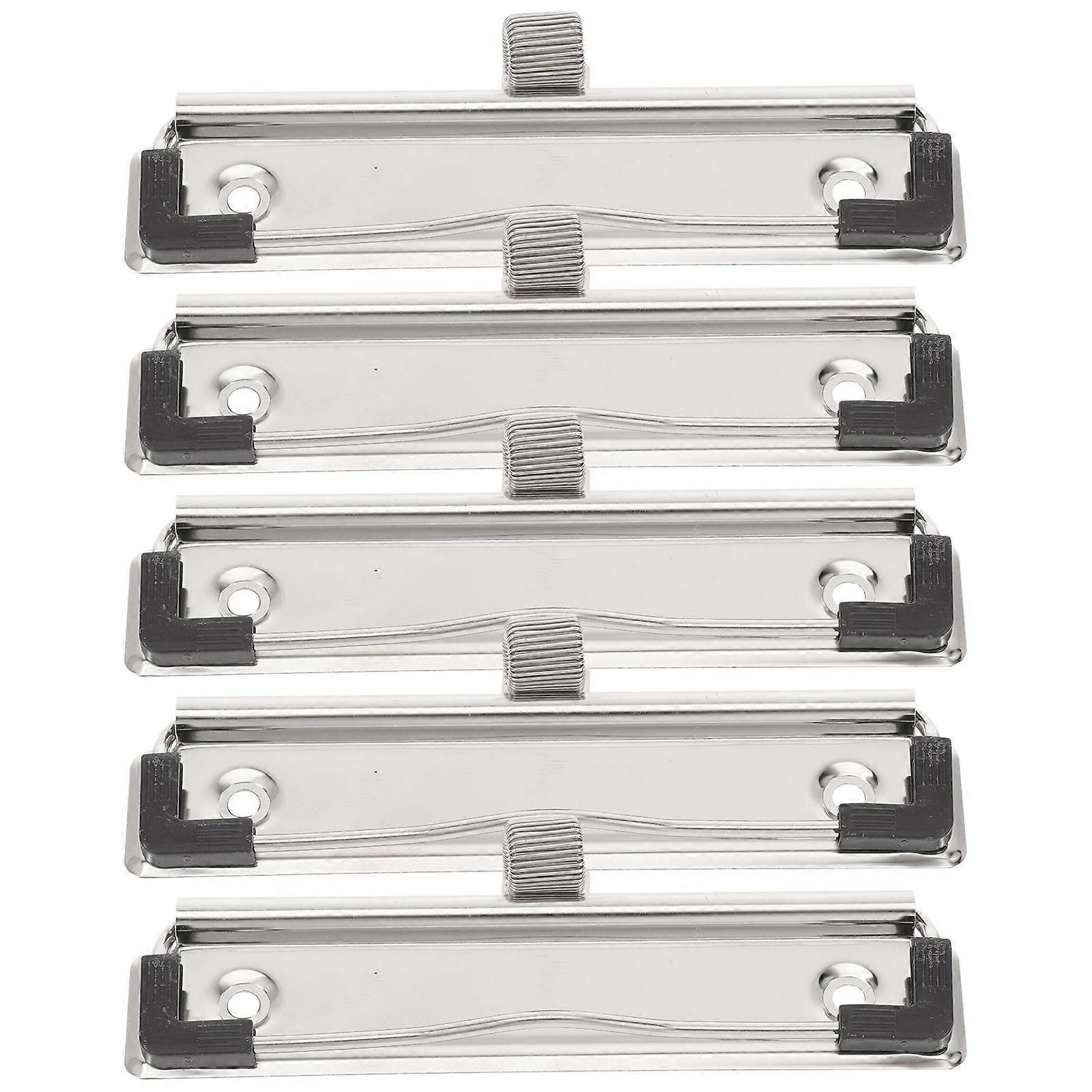Mountable Clipboard Clips Rectangular Minimalist Design Home Supplies 5Pcs