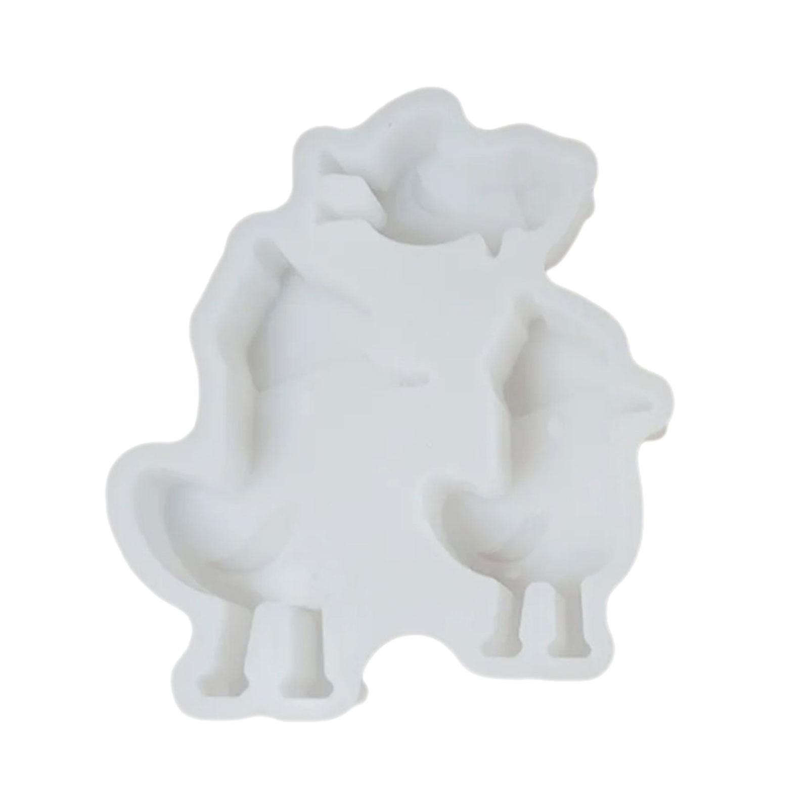 3D Bird Statue Silicone Candle Molds Epoxy Resin Molds for Candle Soap Making Fondant Chocolate Mould Baking Tool Multicolor