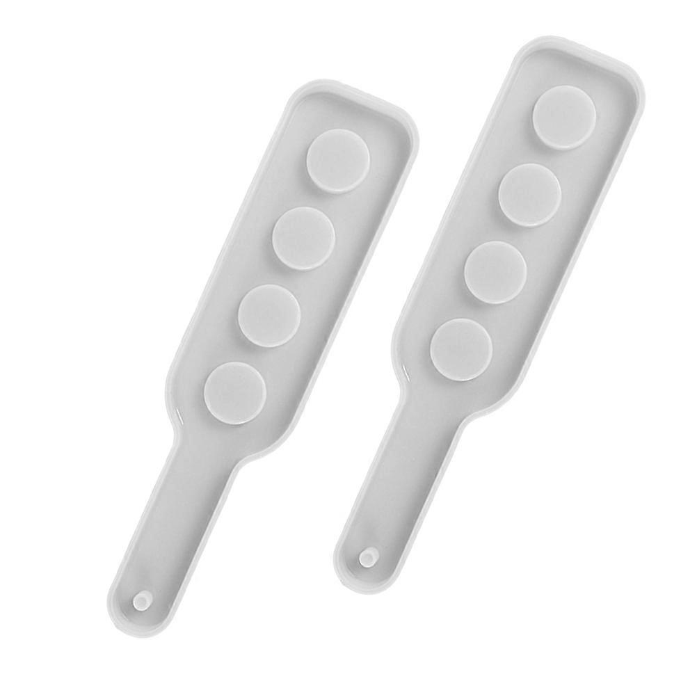 White Silicone Cake Mold for DIY Use with Versatile Shapes and Resin Compatibility 2pcs