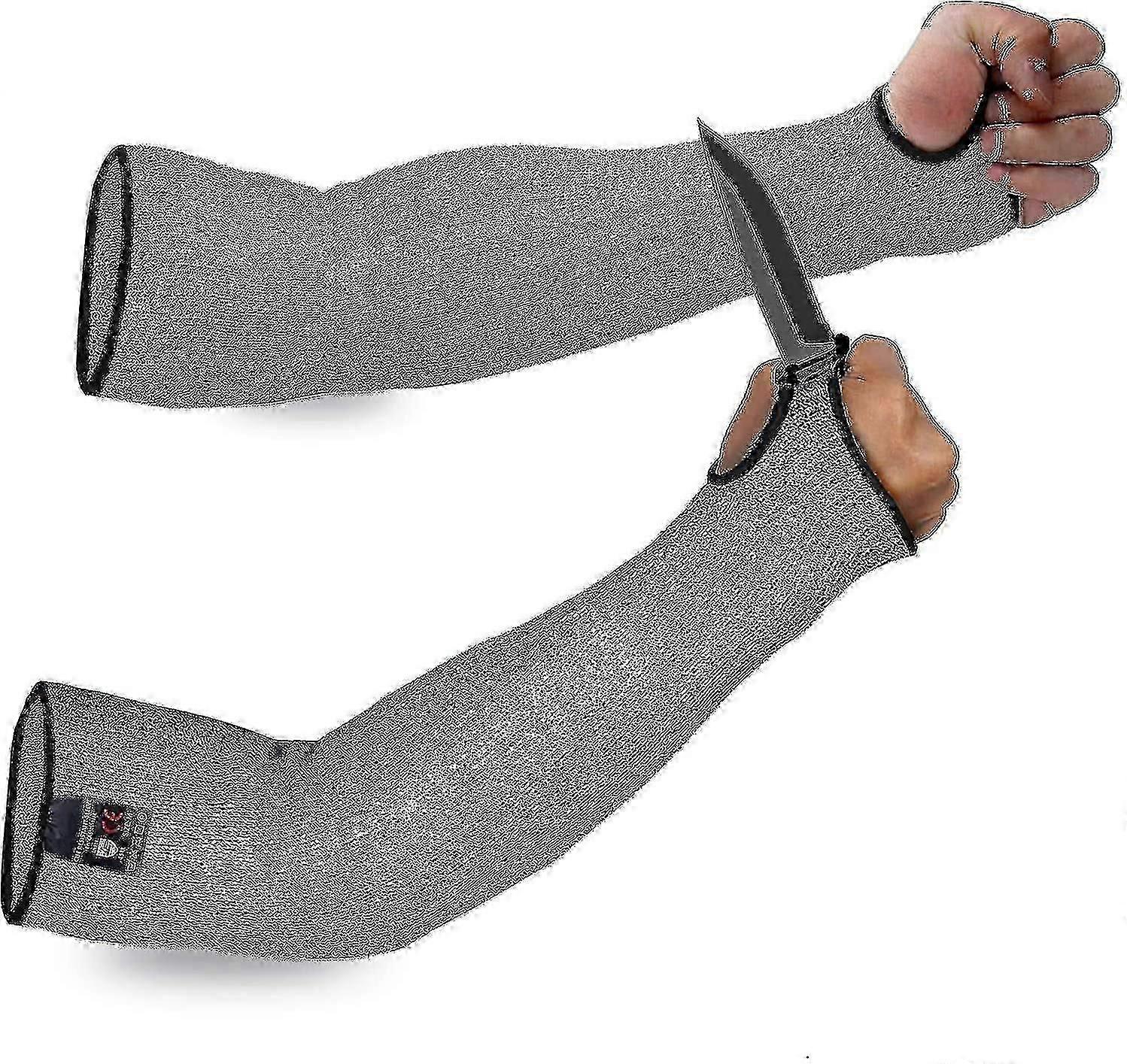 1 زوج المضادة للقطع الذراع كم قطع مقاومة الذراع غطاء الثقيلة الأكمام الواقية لدغة واقية من الذراع الحرس