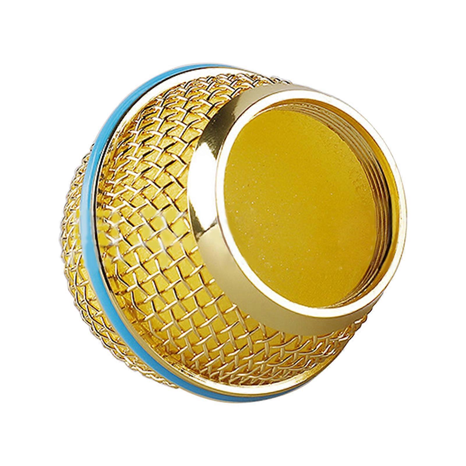 Reinforced Metal Microphone Mesh Head Delivers Exceptional Sound and Durability for Various Auditory Setting For BETa58  Gold.