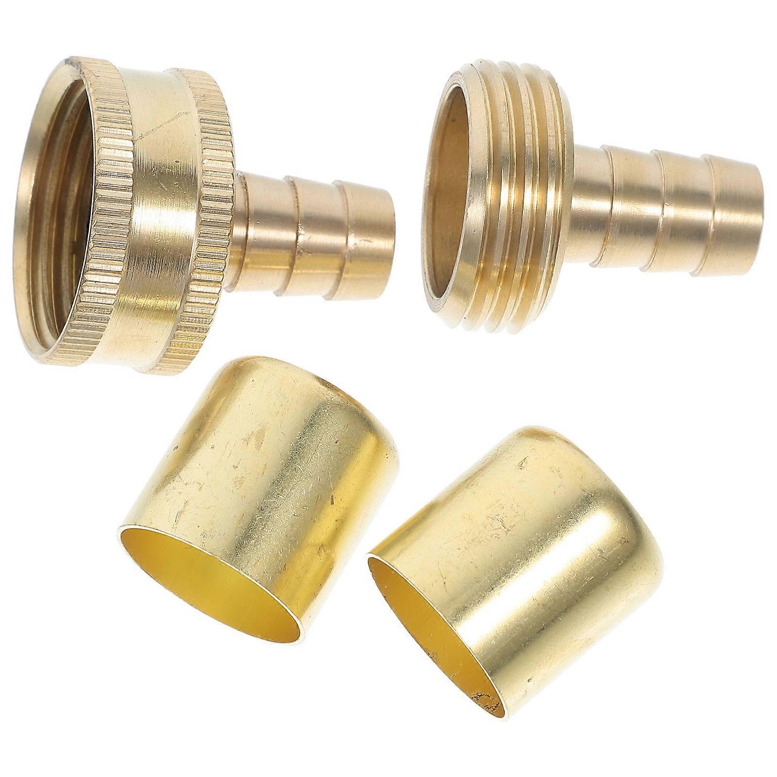 Drip Irrigation Parts Threaded Garden Hose Connector 1/2 Inch For Lawn Irrigation Easy Installation 1Set