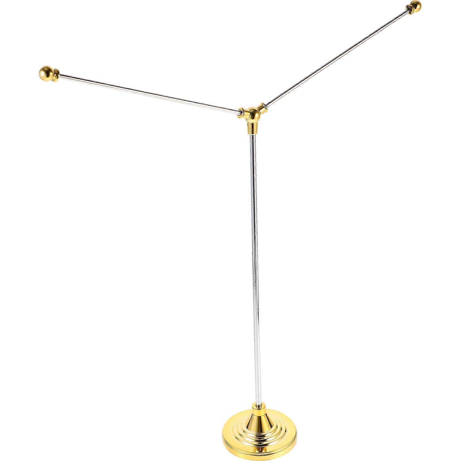 Metal Flag Pole Holder Y-Type Design Support Small Flags for Parties Holidays Festivals 1Pcs