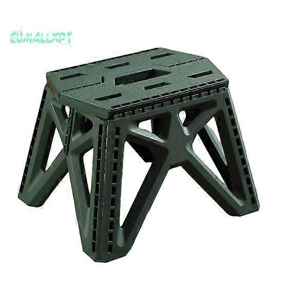 Folding Step Stool Strong Load-bearing Heavy-Duty Chair Travel Use Compact Collapsible Chair with Handle Camping Supplies