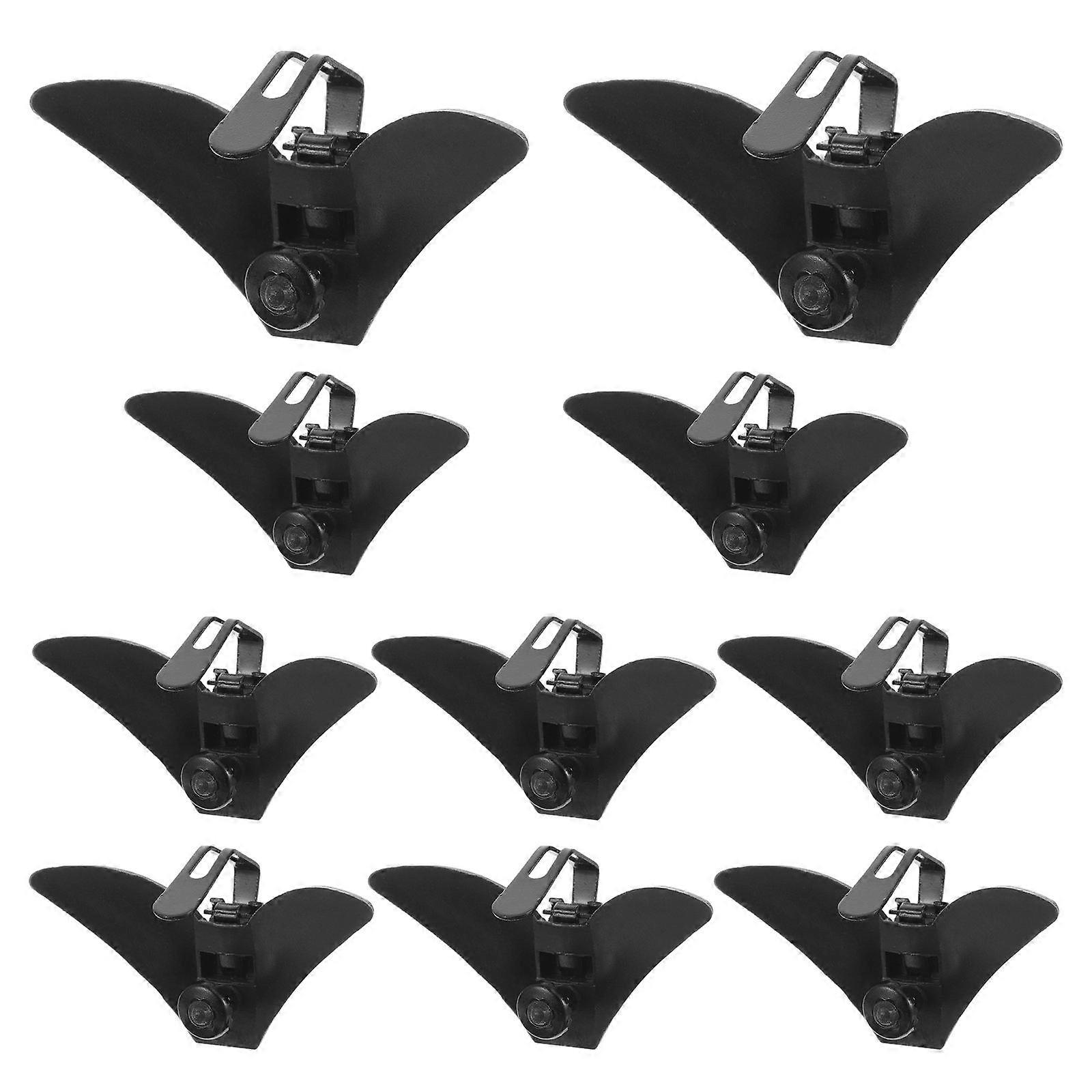 10pcs Metal Tie Clips for Men – Durable Business Tie Accessories with Smooth Surface and Strong Fixing Effect, Ideal for Father's Day and