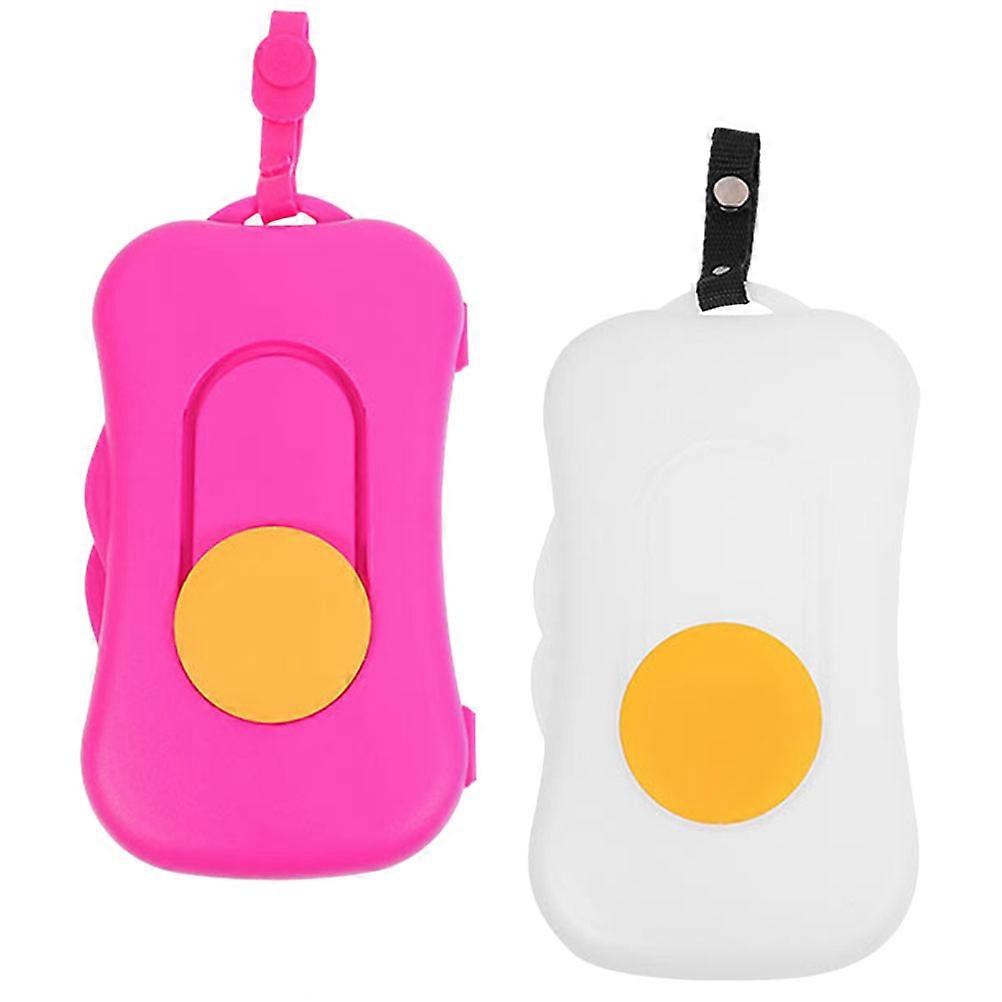 2pcs Outdoor Portable Tissue Dispenser Container with Baby Wipe Dispenser