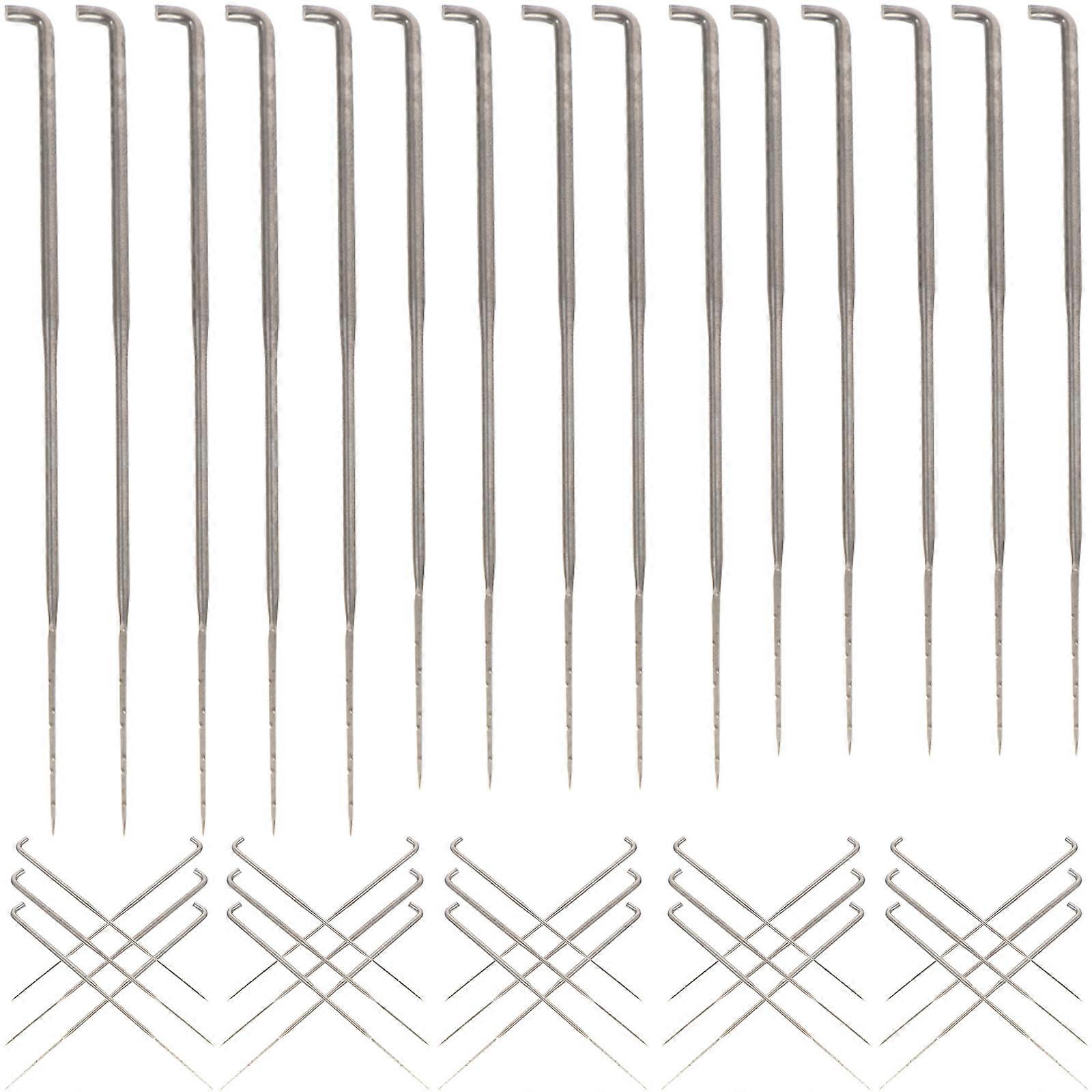 Punch Needle Tool for DIY Crafts Made of Durable Iron Silver Color Lightweight and Easy to Use for Home