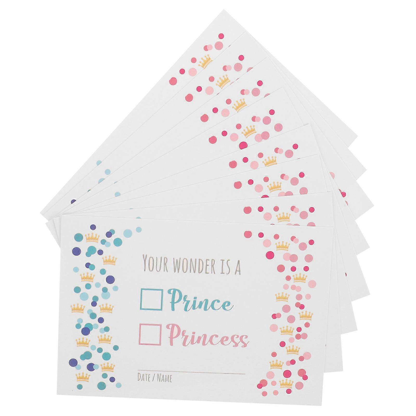Baby Shower Greeting Made of Paper for with Assorted Colors and Cartoon Design 10pcs