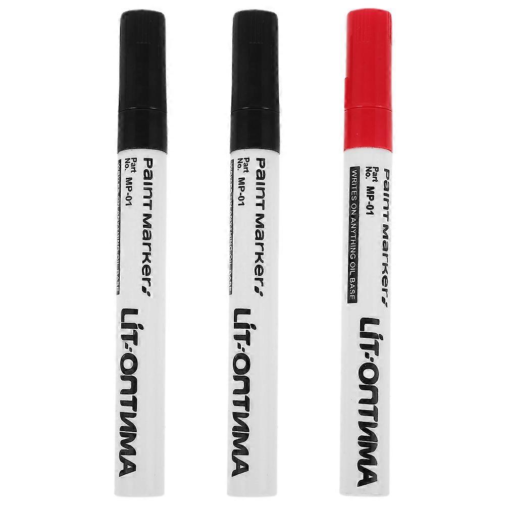 Waterproof Oil Based Paint Markers for DIY Crafts with 3Pcs Marker Pens