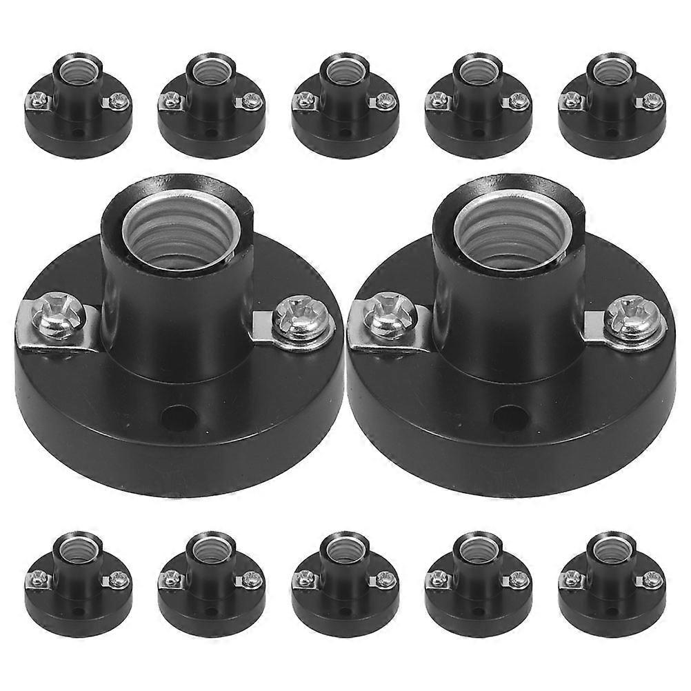 20pcs Mini Screw Light Socket Lamp Holder Base for Student Experiments, Plastic Bulb Holder for DIY Projects, Bright and Efficient Electrical Socket