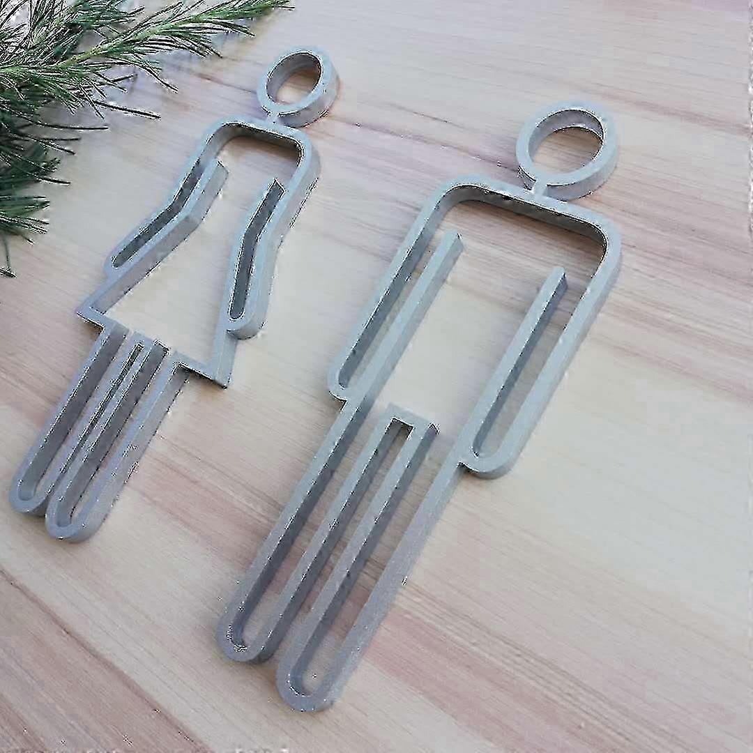 Bathroom sign for WC with simple design