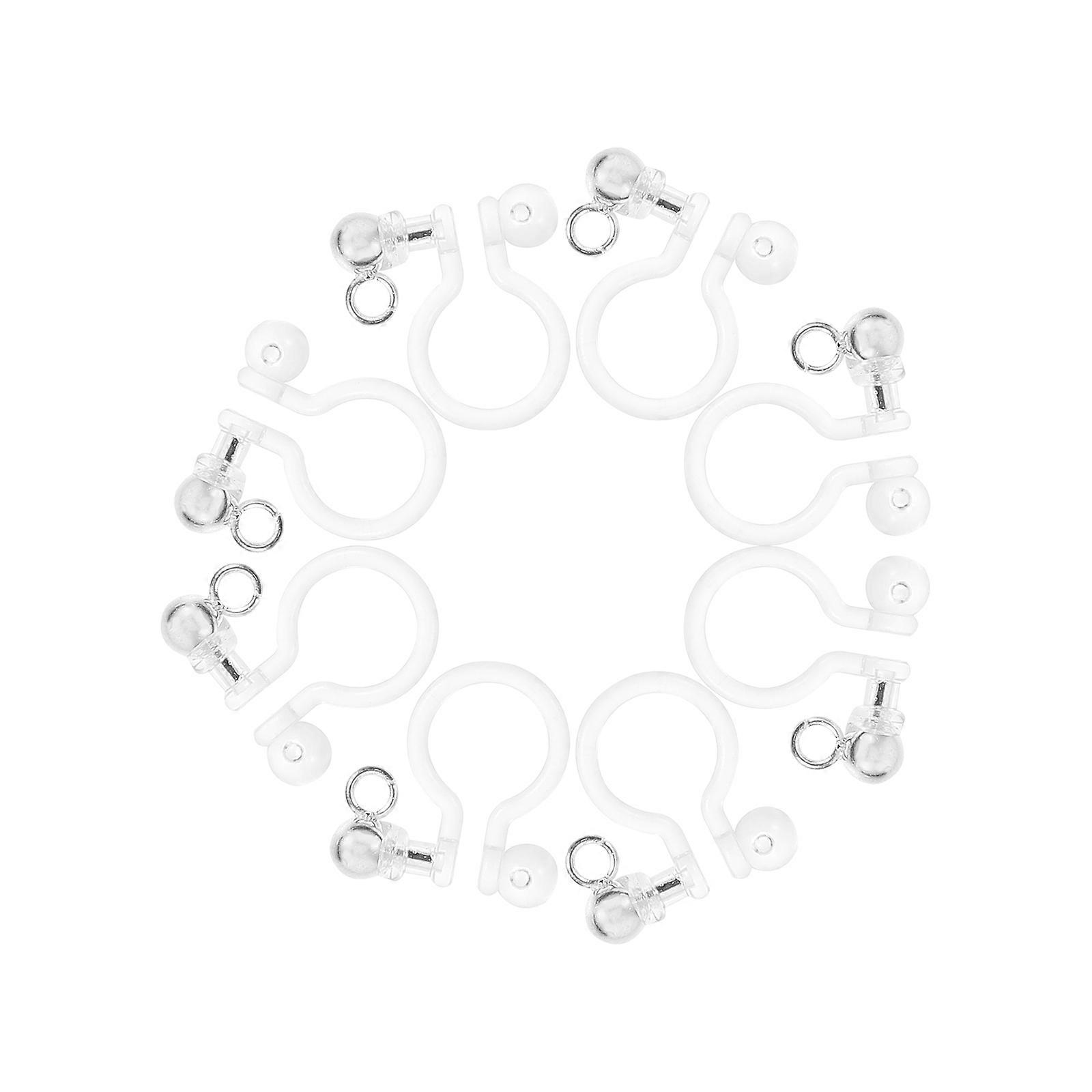 Earring Converters U Shaped Ear Clips For Non-Pierced Ear Users Daily Use Hypoallergenic 8Pcs