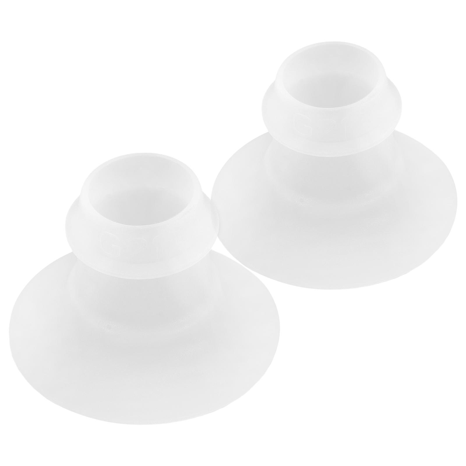 Silicone Flange Inserts For Pump 28mm To 21mm Ideal For Wearable Usage In Breastfeeding Soft Frosted Material 2.80X2.10X2.10CM 2Pcs