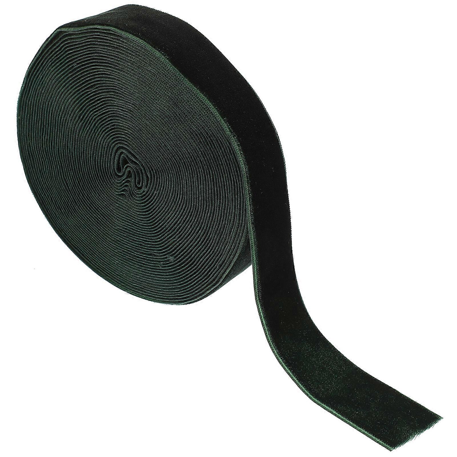 DIY Ribbon 1 Roll Of Green Polyester Ribbons Ideal For Flower Packaging And Decoration Projects