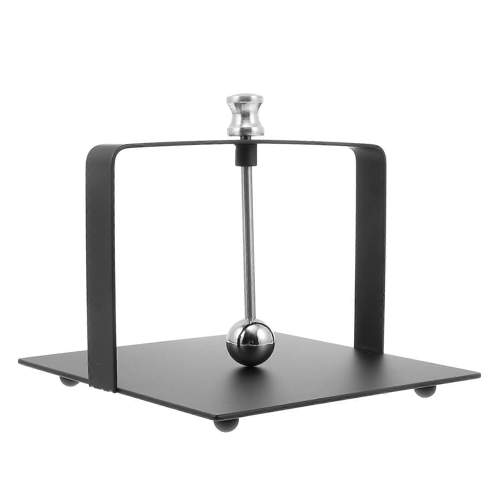 Hotel Napkin Rack Freestanding Design For Dining Area Square Shape Black 1Pc