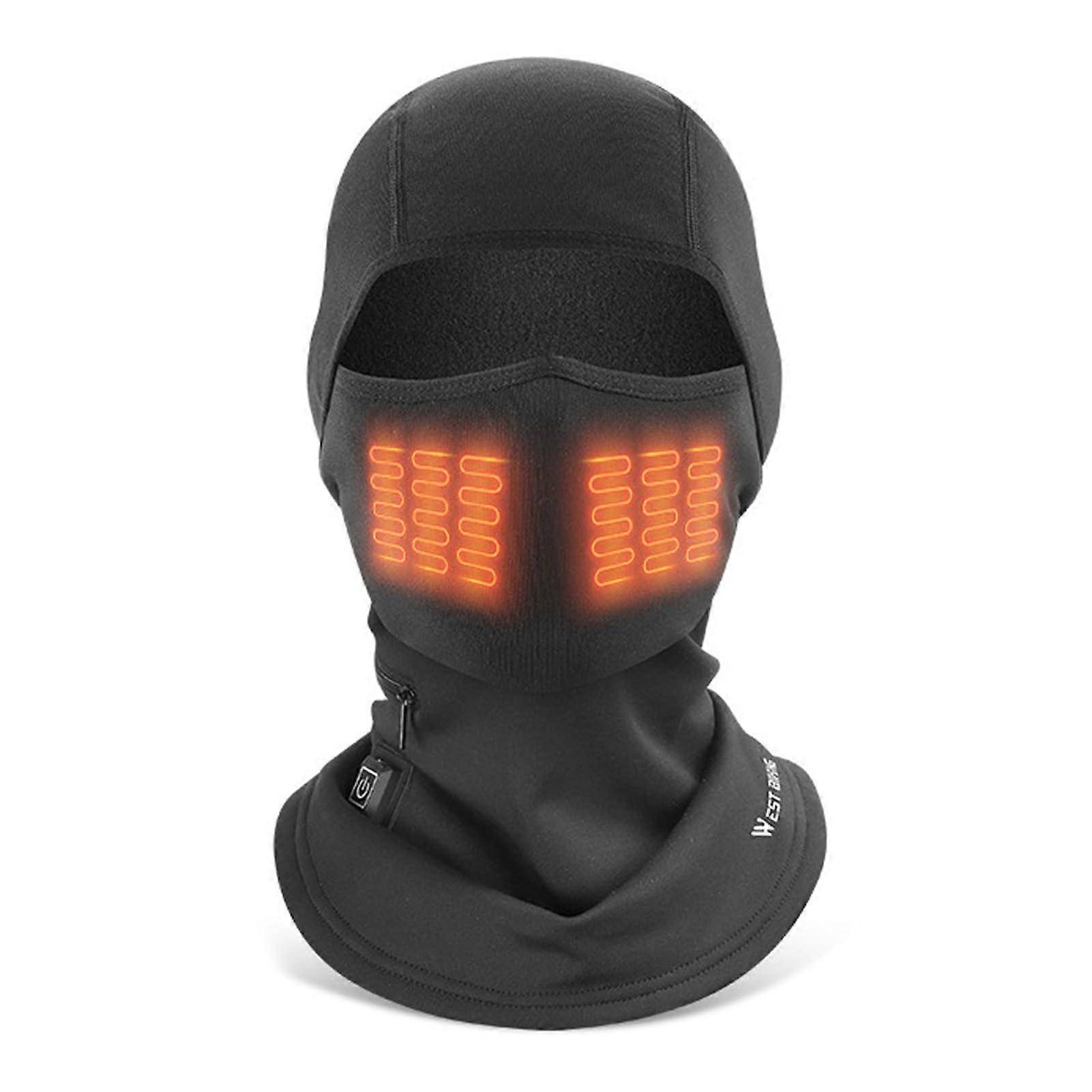 Balaclava Windproof, Warm And Breathable Face Mask For Skiing And Cycling, One Size, Black