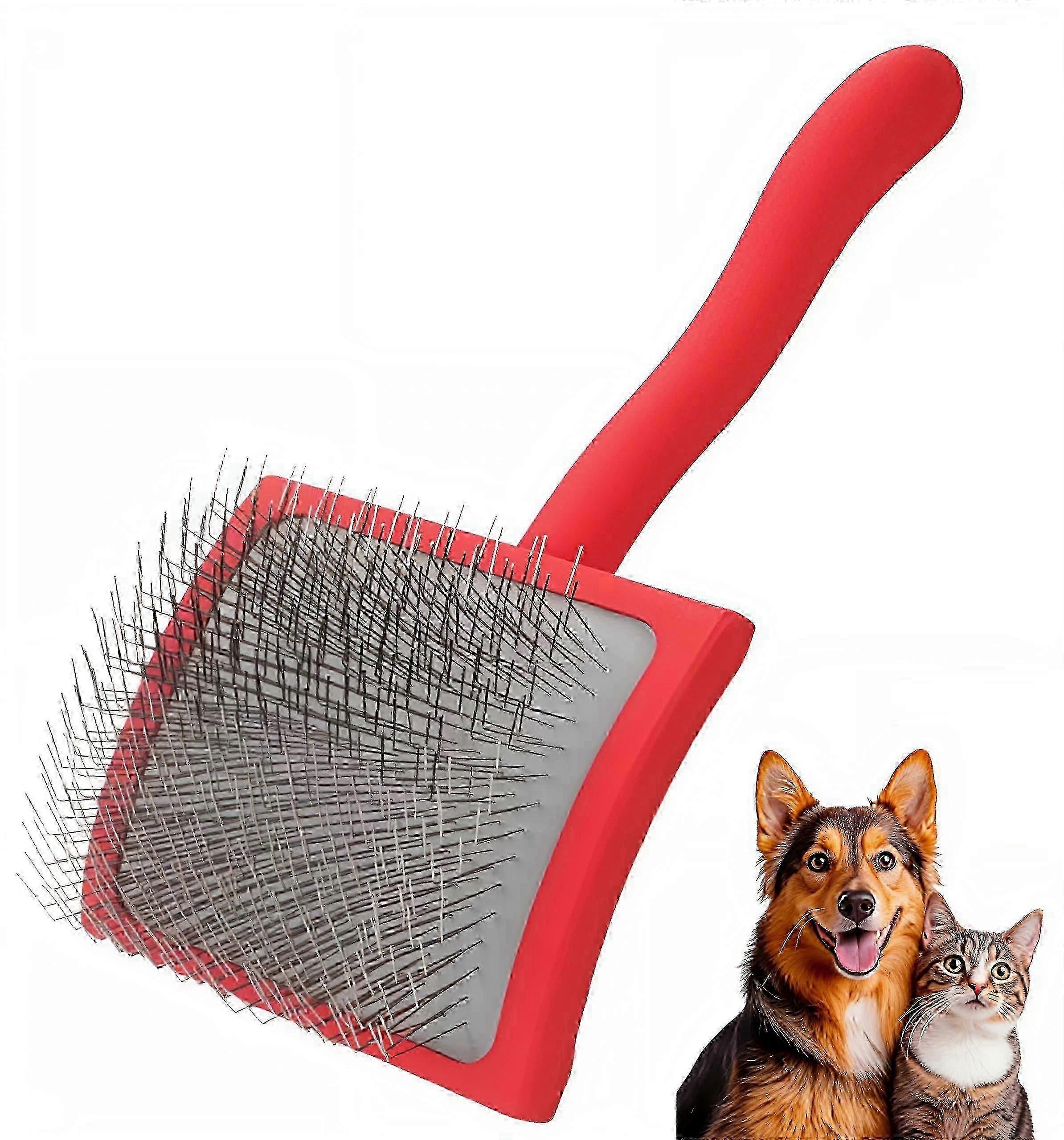 Big G Dog Slicker Brush for Professional Grooming - Detangle & Style Goldendoodles, Poodles & More