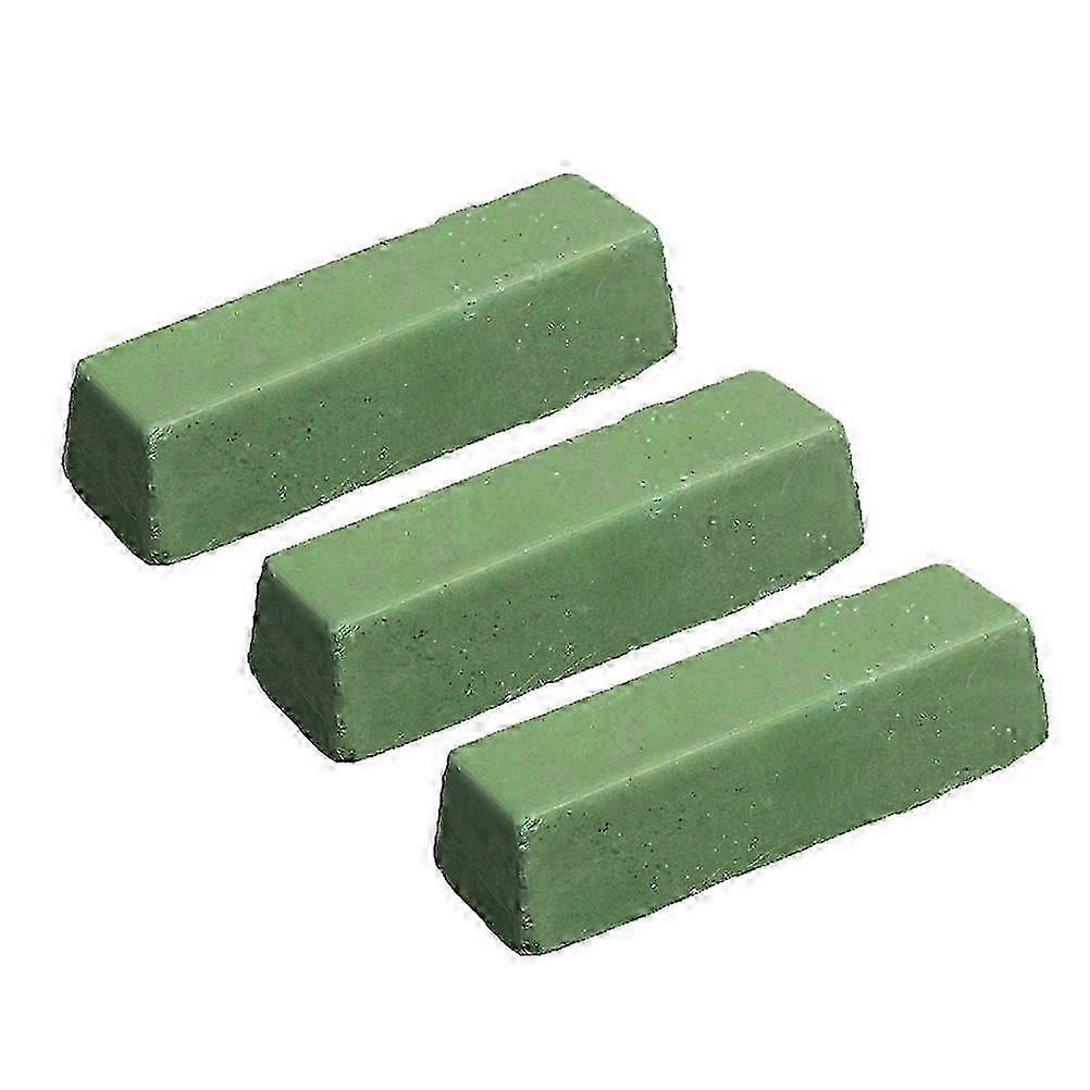 翡翠研磨用3pcsステンレス鋼ストロップ研ぎペースト(グリーンワックス)