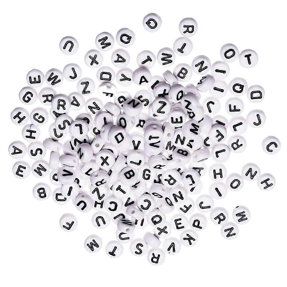 Alphabet Beads for Bracelets, Ideal for Creative Projects and Teaching Tools