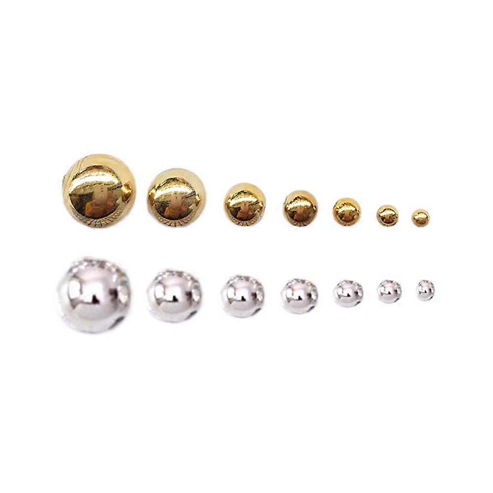 Flatback Pearls Beads 2465Pcs Perfect For Nail Art And DIY Projects Elegant Golden Half Round Decorative Charms