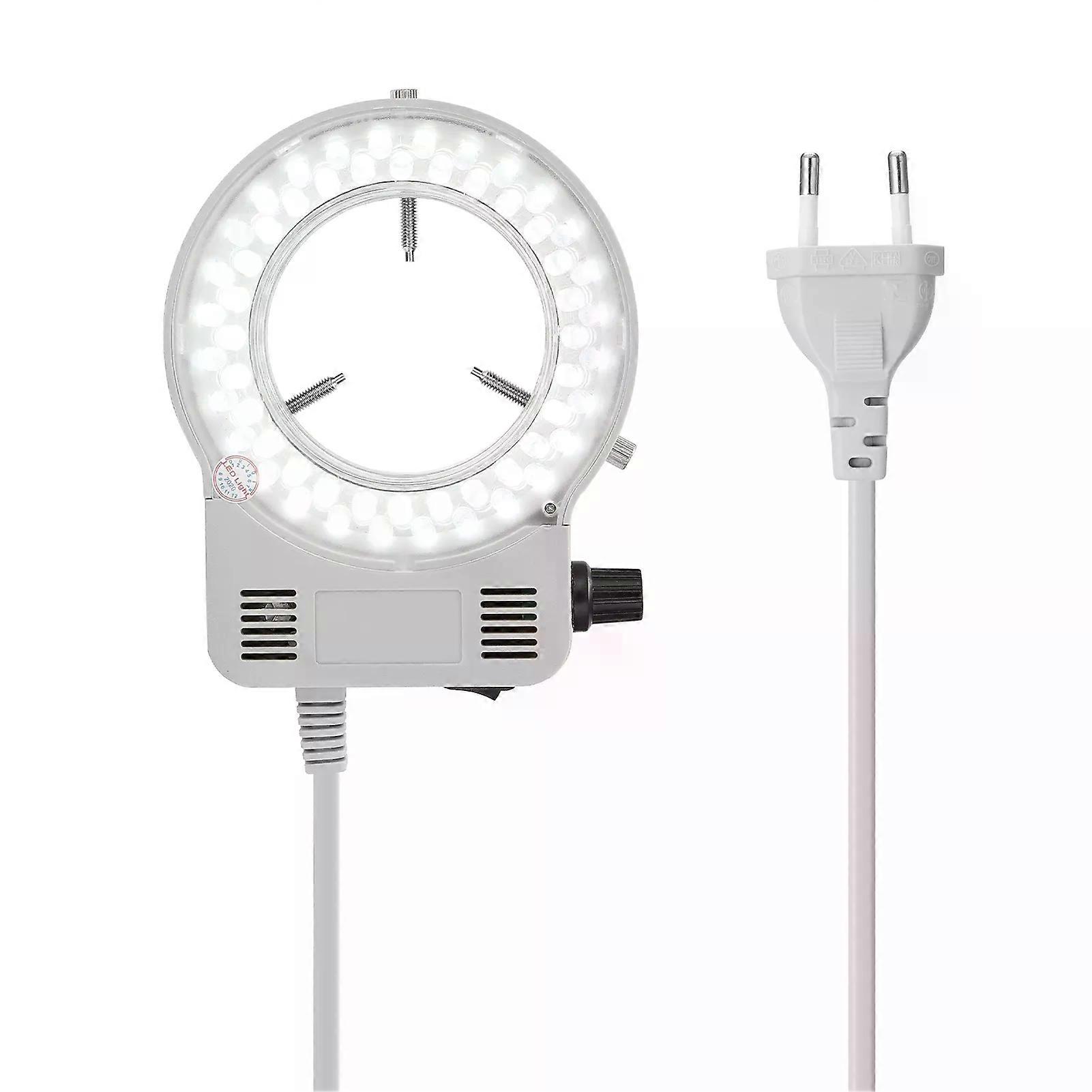 Round LED Light for Microscope Lamp Brightness Adjustable Light Microscope