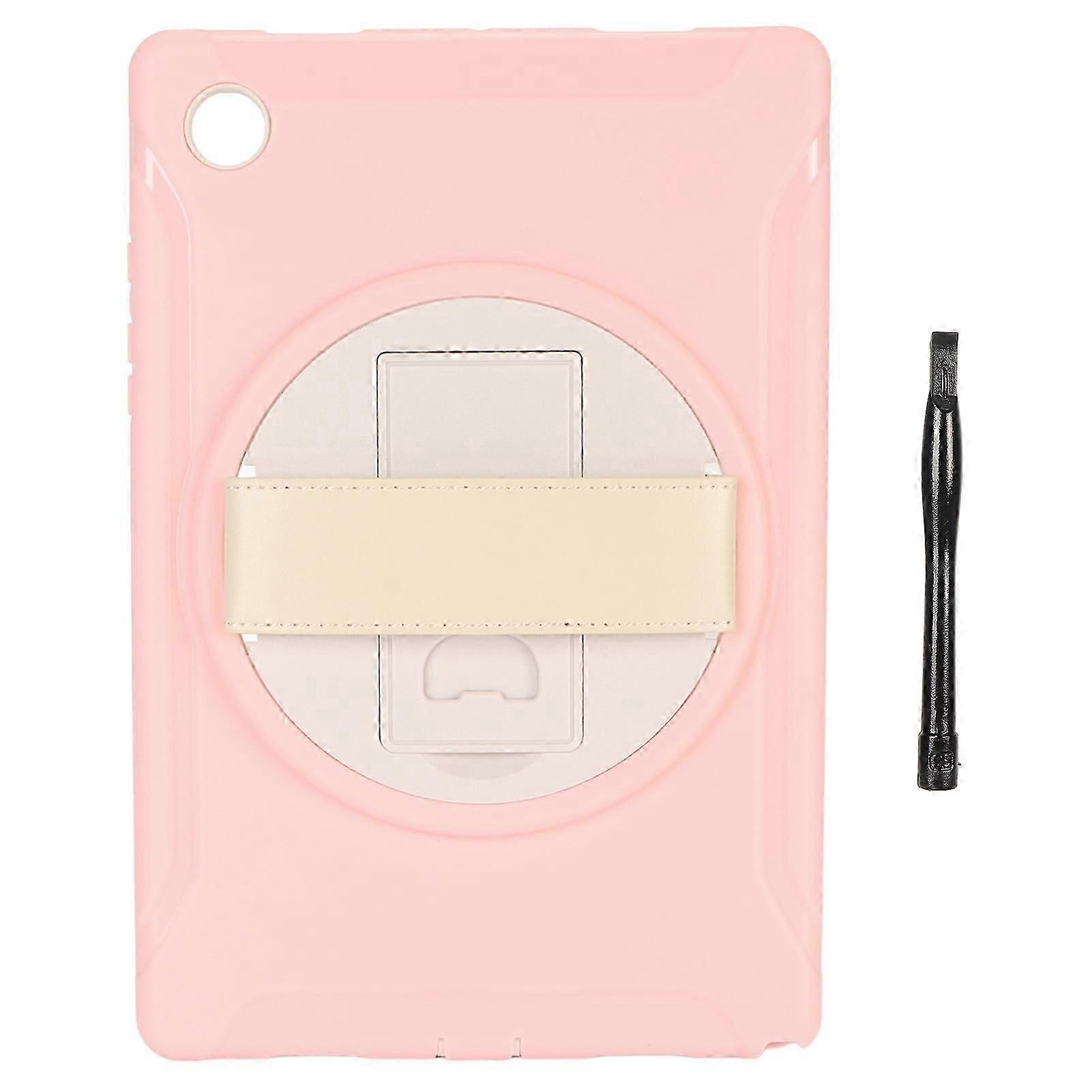 Tablet Case Multifunction Shockproof High Hardness Tablet PC Case with Strap Bracket for Tab A810.5 X200 Tablet Pink