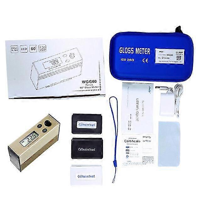 Wgg60-ej Gloss Meter Measuring Range For Non Metal Coated Painting Surface Brightness  hk