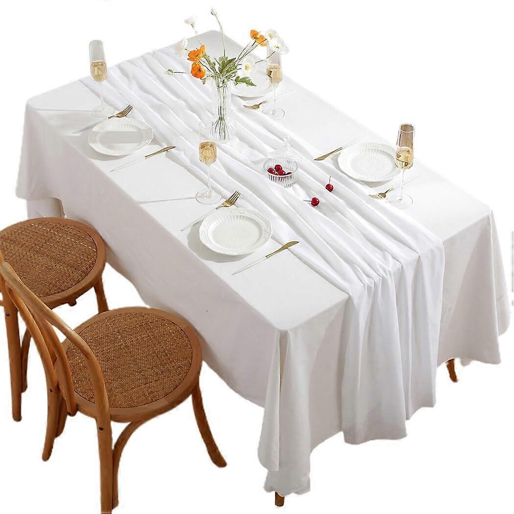 Plain Table Runner, Dining Table Runner, 27 x 118 Inches, Rectangular, Simple Decoration, Dining Room Decor