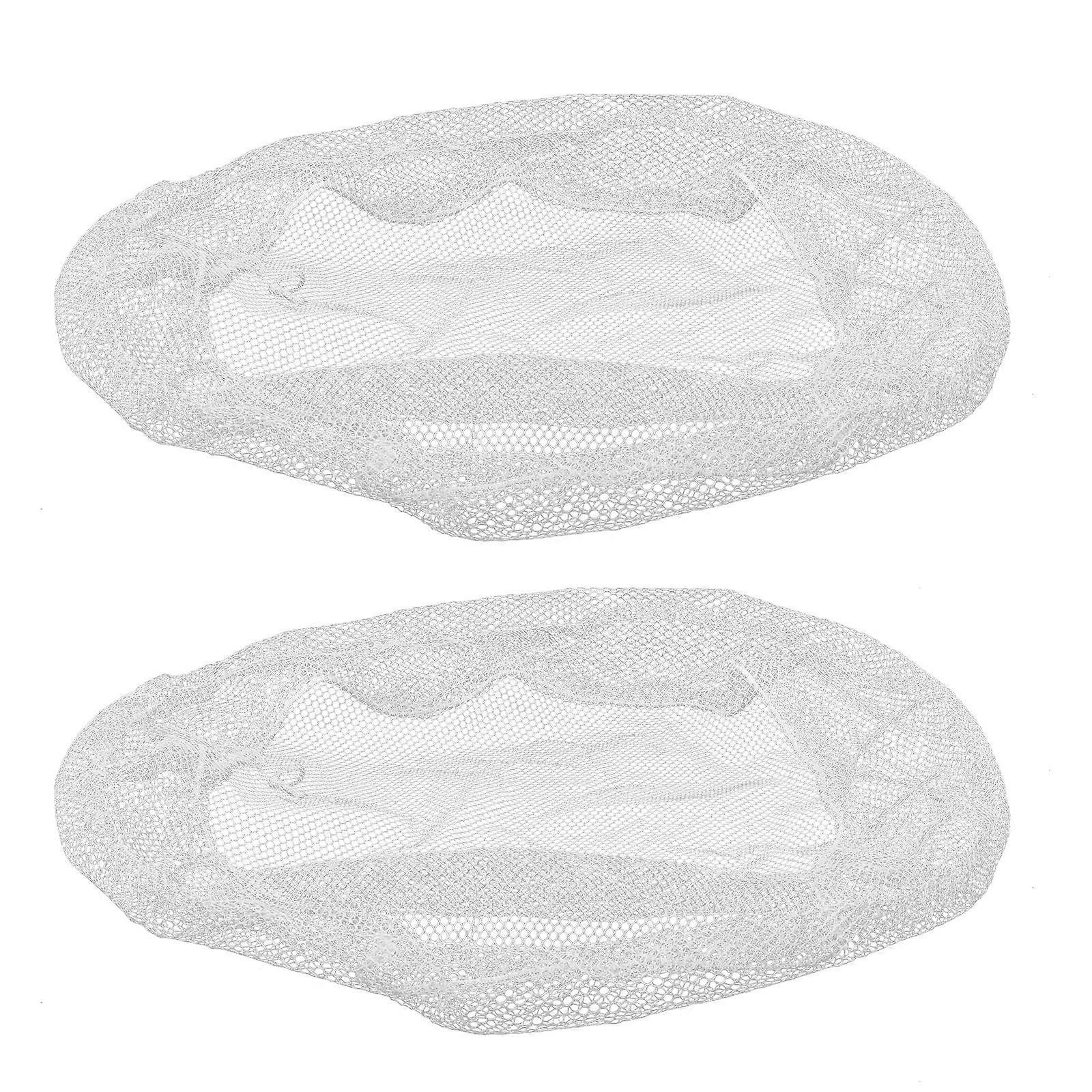 Fan Guard Cover Square Mesh White Finger Protector for Fan Use 2Pack