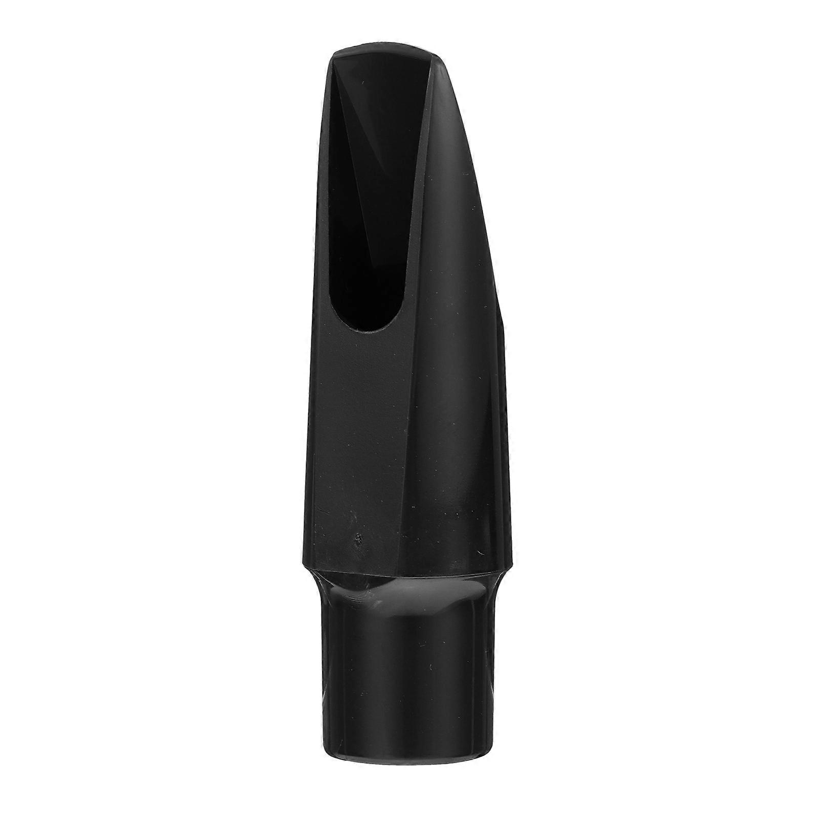 Alto Saxophone Flute Head Made of Food Grade Plastic Black Color for Beginner and Advanced Players 1pc