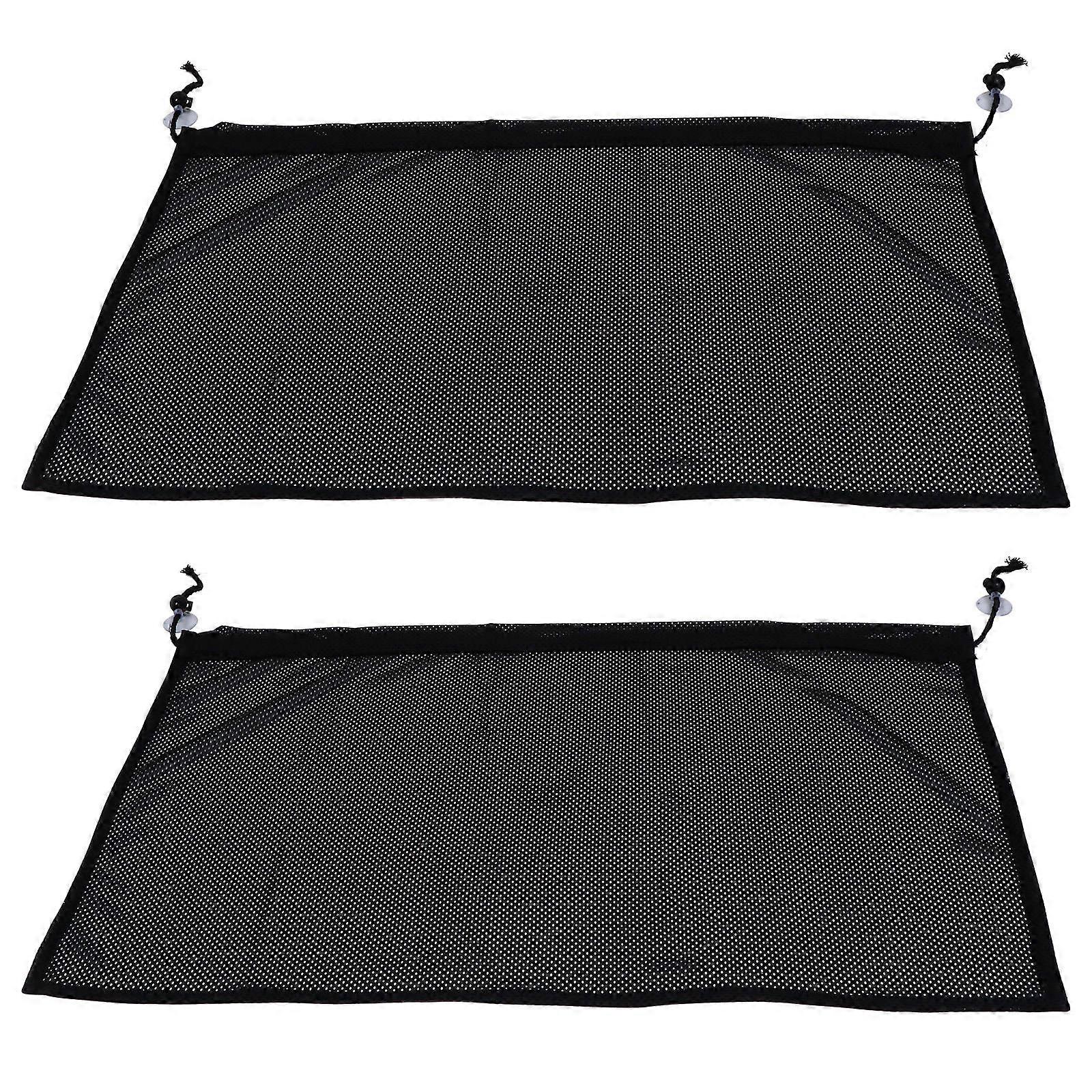 Black Shade Curtain with Suction Cup for Right Left and Rear Windows Easy to Fold Store and Use Fits Well