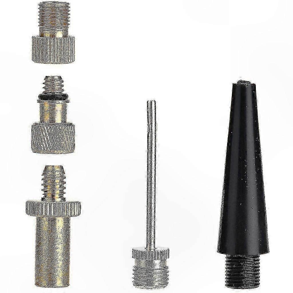 5-Piece Bicycle Pump Nozzle Adapter Set for Copper Bikes