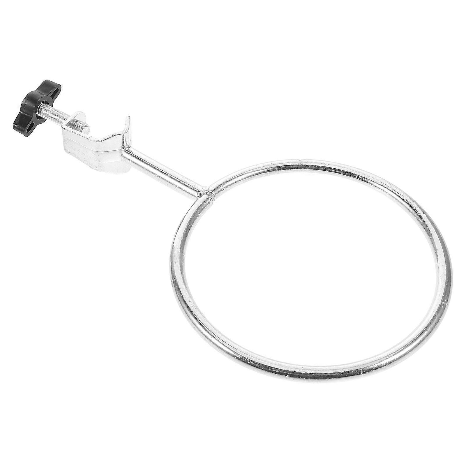 Silver Iron Laboratory Stand Clamps for Chemistry Lab Work