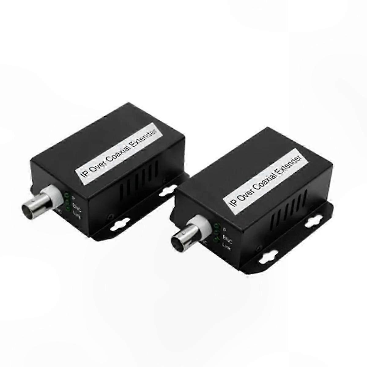 Coaxial to Ethernet Converter for IP Network Extension up to 500M Transmission Over Coax Line Adapter