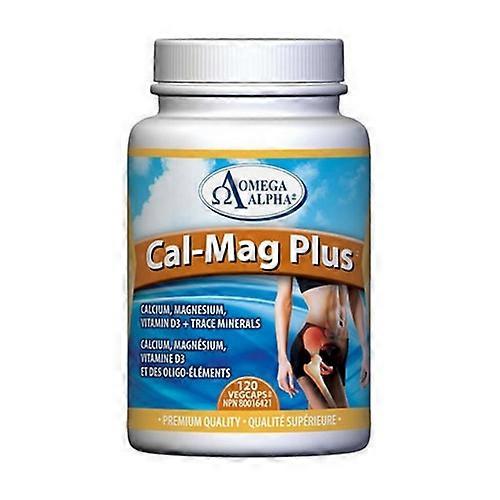 OmegaAlpha Calcium Magnesium Plus, 120 Veg Caps