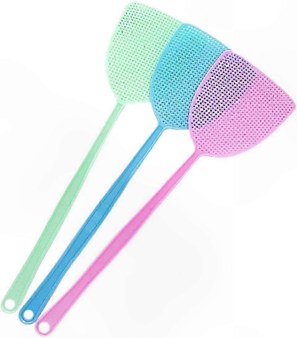 Multi-Color Pest Control Swatter with 42.5cm Handle, Durable Kitchen Tool for Easy Bug Removal