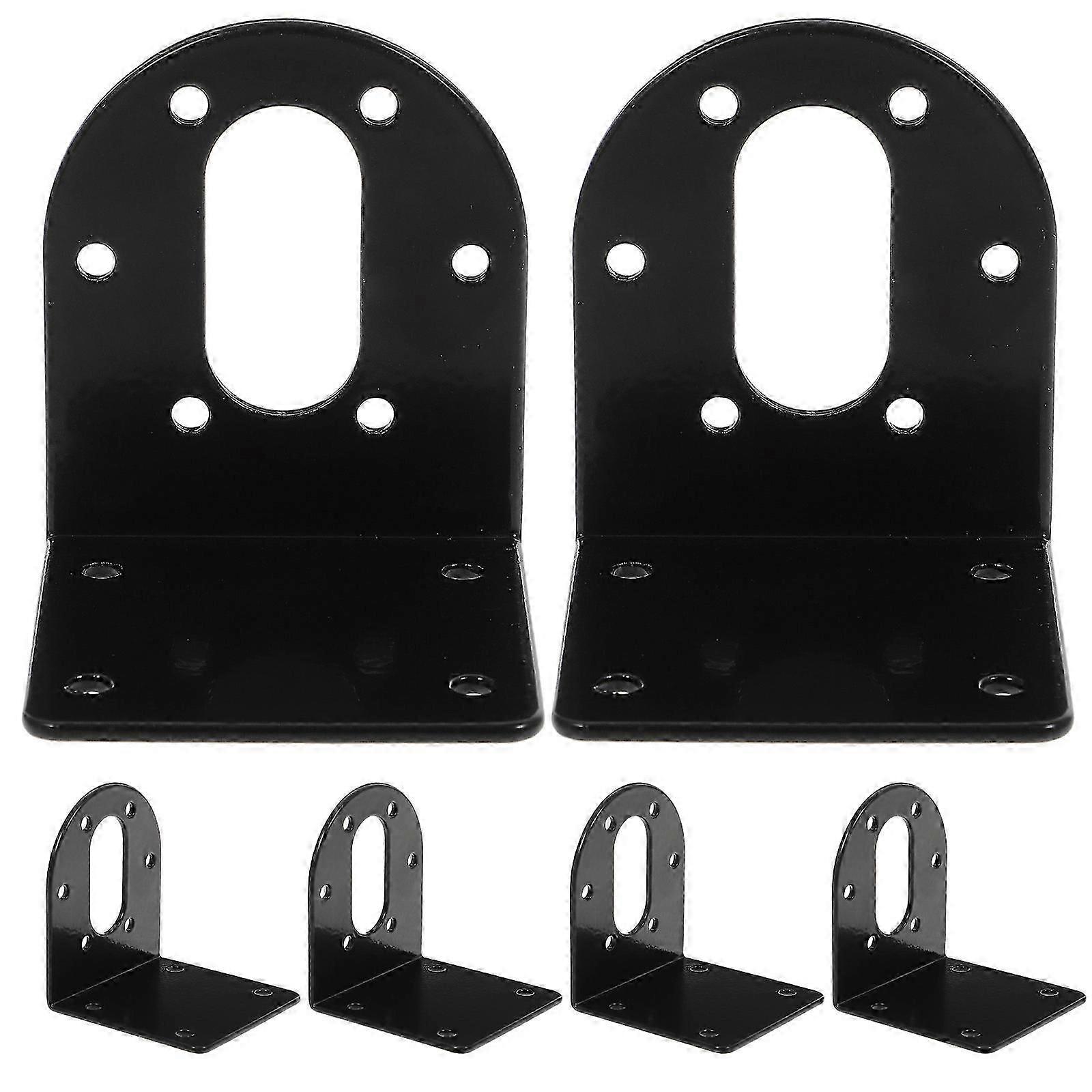 6pcs Getriebemotor-Montagehalterung Motorhalterung Basismotor L-förmige Halterung