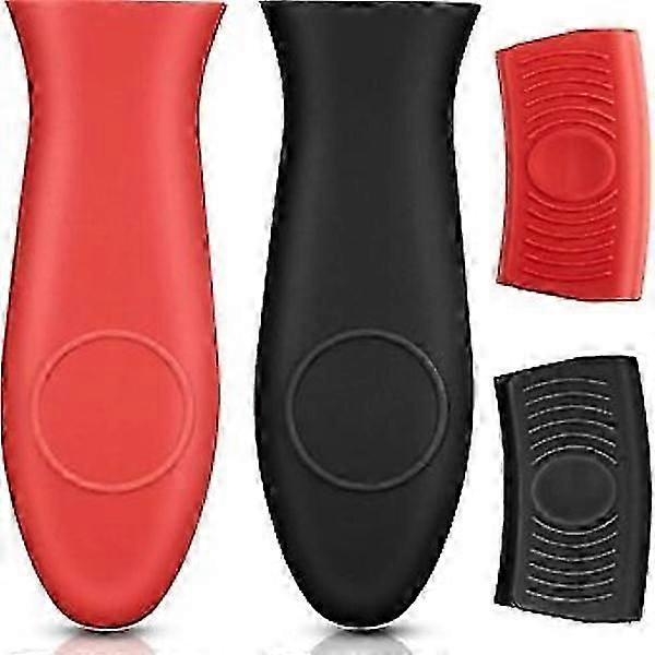 Silicone Hot Handle Holder & Assistant Grip Cast Iron Pan Handle Cover