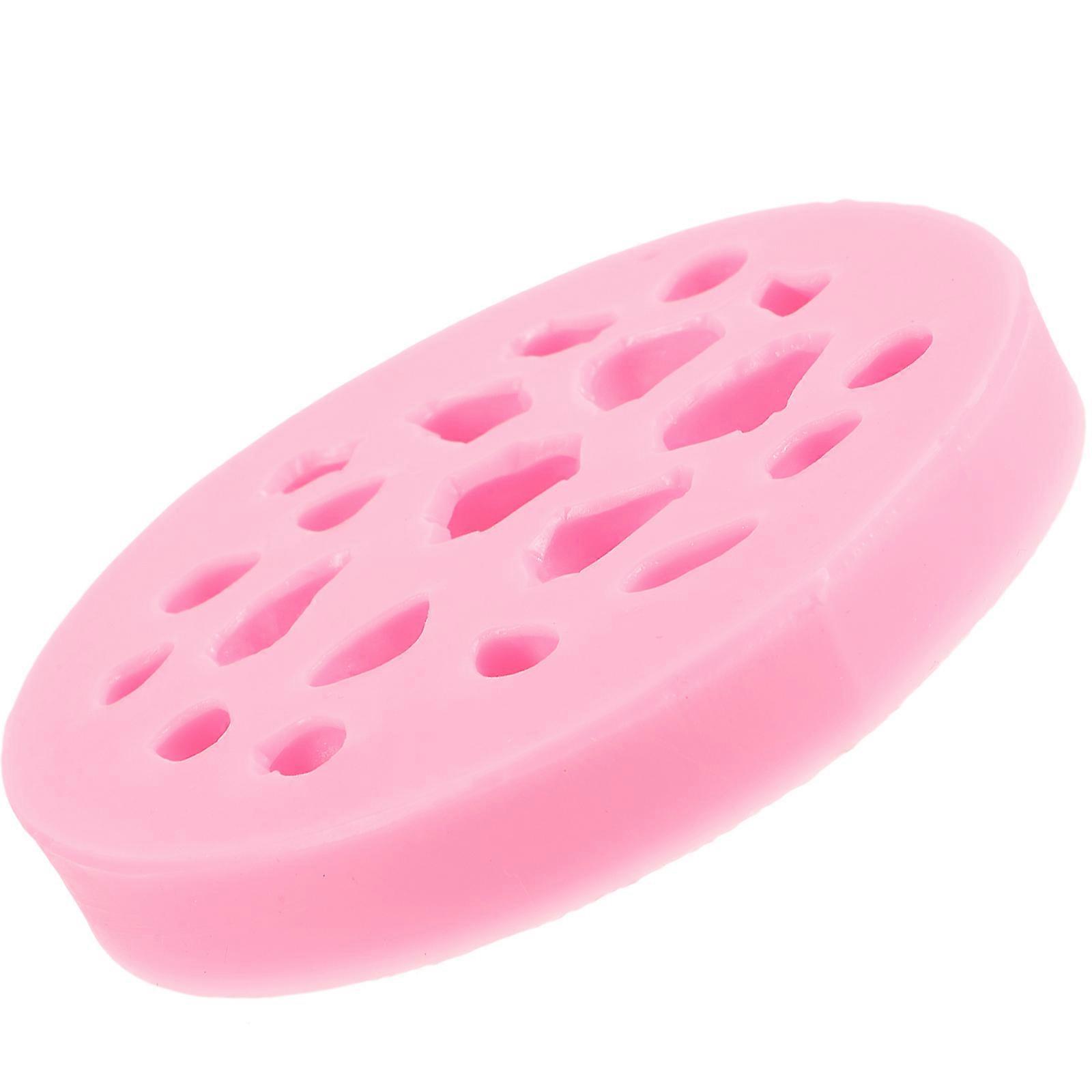 Silicone Baking Shape for Diy Enthusiasts Pink Tear-Resistant Silicone Material for Cookie Decoration 1Set